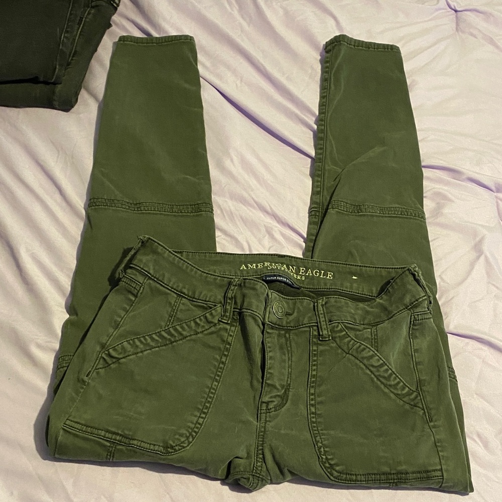 American Eagle Outfitters Women's Gray Skinny Jeans